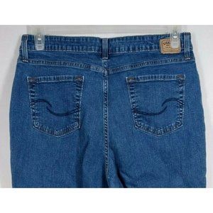 Signature By Levi At Waist Bootcut Dark Wash Mid Rise Jeans Size 16